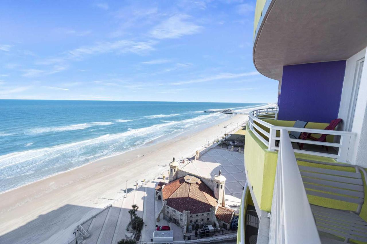 Luxury 16Th Floor 1 Bedroom Condo Direct Oceanfront Wyndham Ocean Walk Resort Daytona Beach | 1608 المظهر الخارجي الصورة