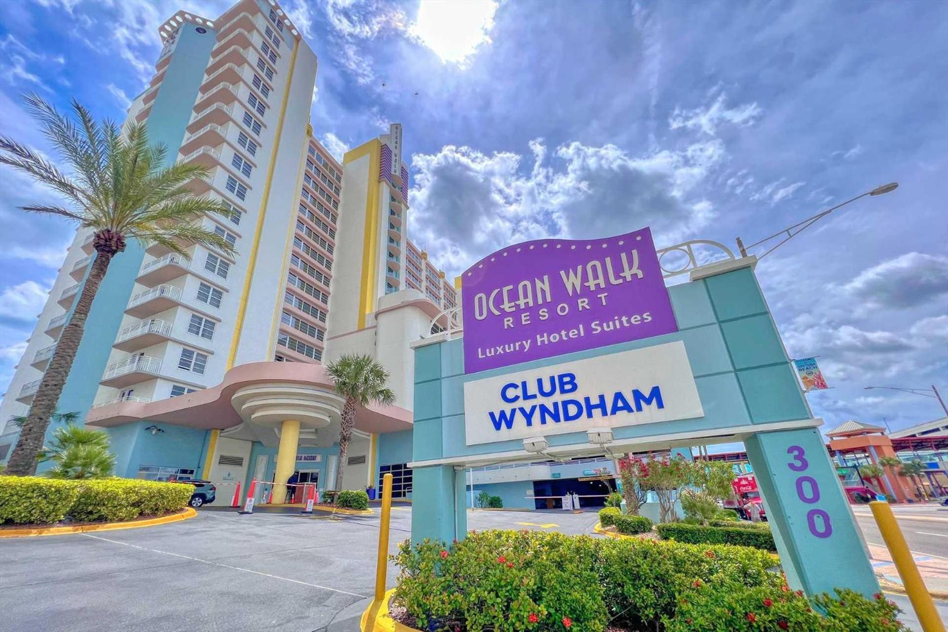 Luxury 16Th Floor 1 Bedroom Condo Direct Oceanfront Wyndham Ocean Walk Resort Daytona Beach | 1608 المظهر الخارجي الصورة