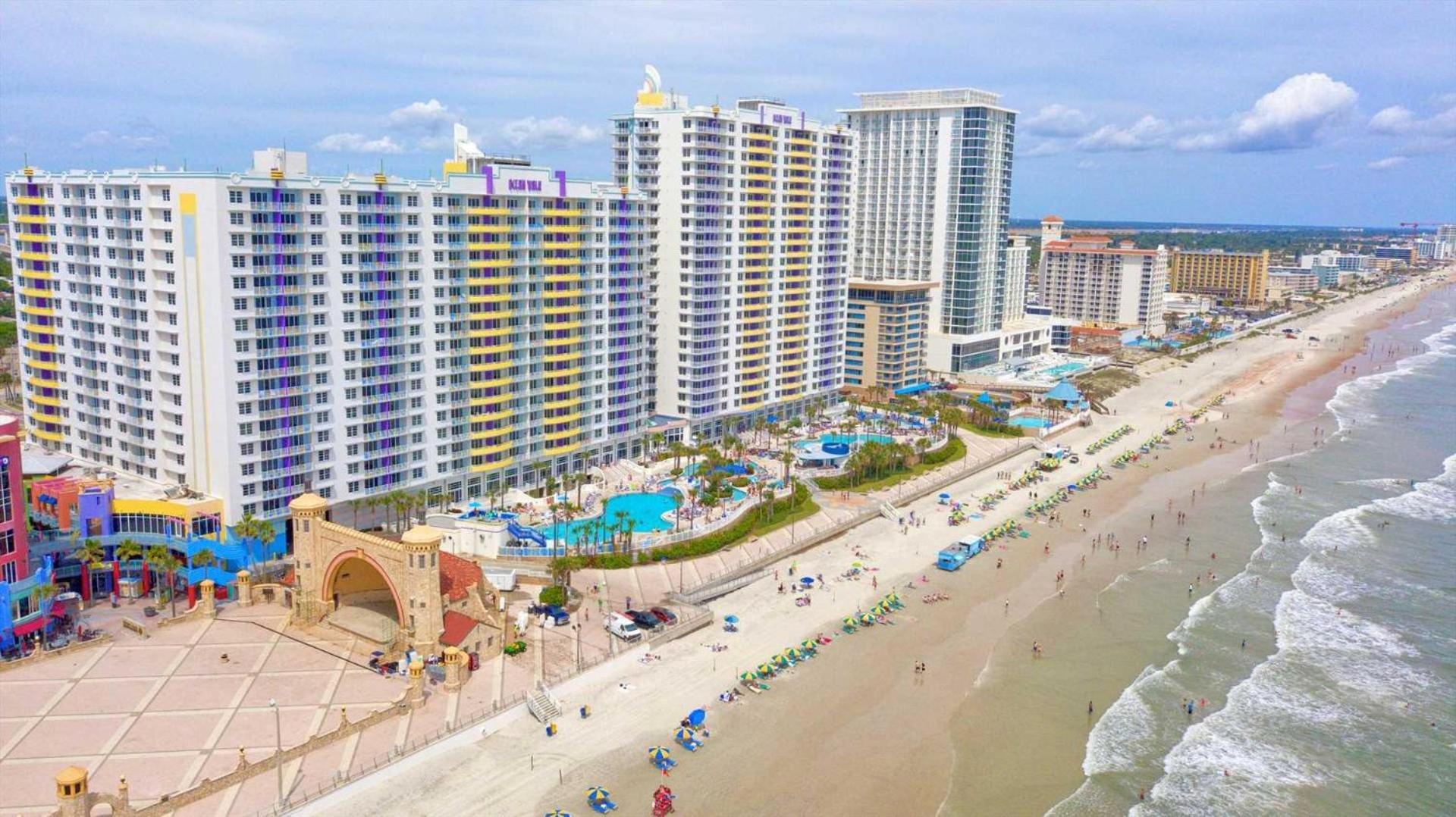 Luxury 16Th Floor 1 Bedroom Condo Direct Oceanfront Wyndham Ocean Walk Resort Daytona Beach | 1608 المظهر الخارجي الصورة