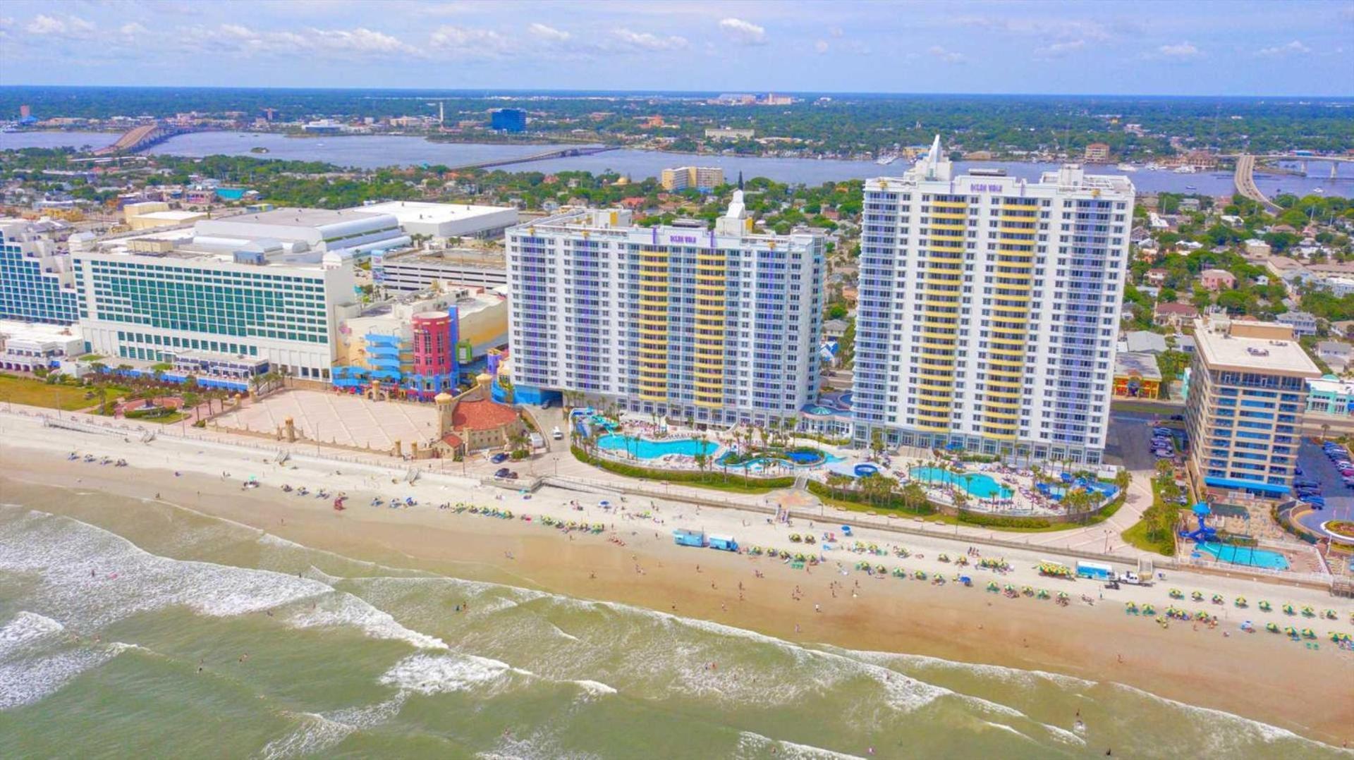 Luxury 16Th Floor 1 Bedroom Condo Direct Oceanfront Wyndham Ocean Walk Resort Daytona Beach | 1608 المظهر الخارجي الصورة