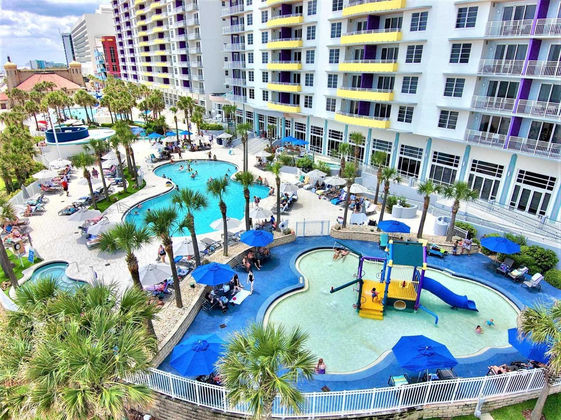 Luxury 16Th Floor 1 Bedroom Condo Direct Oceanfront Wyndham Ocean Walk Resort Daytona Beach | 1608 المظهر الخارجي الصورة